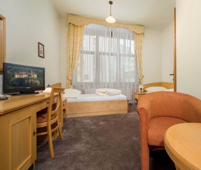 Dvoulůžkové pokoje s oddělenými postelemi Twin Room Hotel Zlatý Lev Jablonec nad Nisou